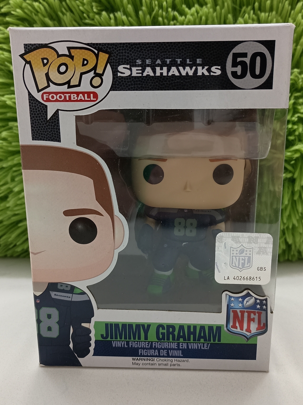 Funko Pop Football #50: Seattle Seahawks * Jimmy Graham * NFL 2016 *